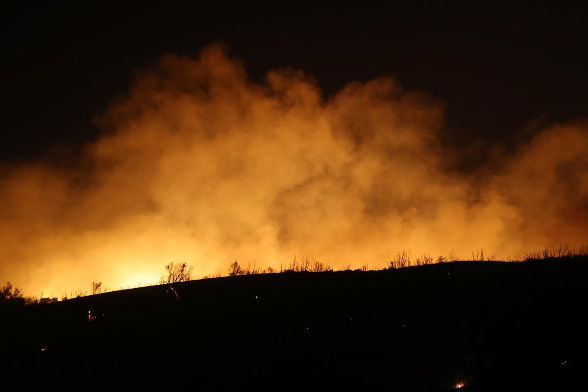Yunanistan'da yangın