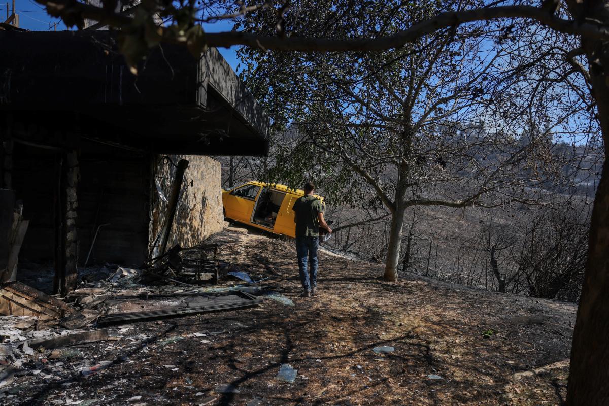 Yunanistan'da yangın