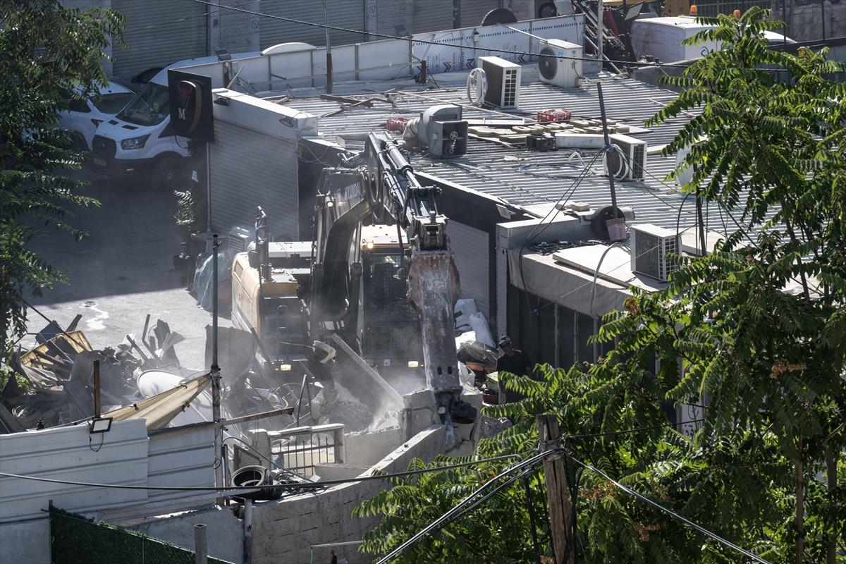 İsrail ordusu, Doğu Kudüs'te ev ve iş yerlerini yıktı