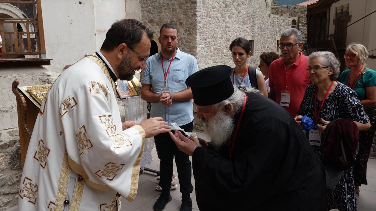 Trabzon'daki Sümela Manastırı'nda ayin yapıldı