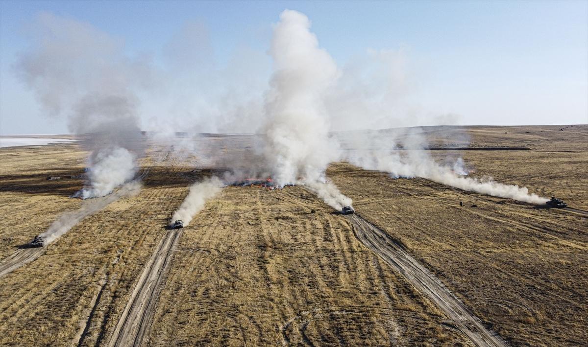 Türk tankçısının eğitiminden nefes kesen kareler