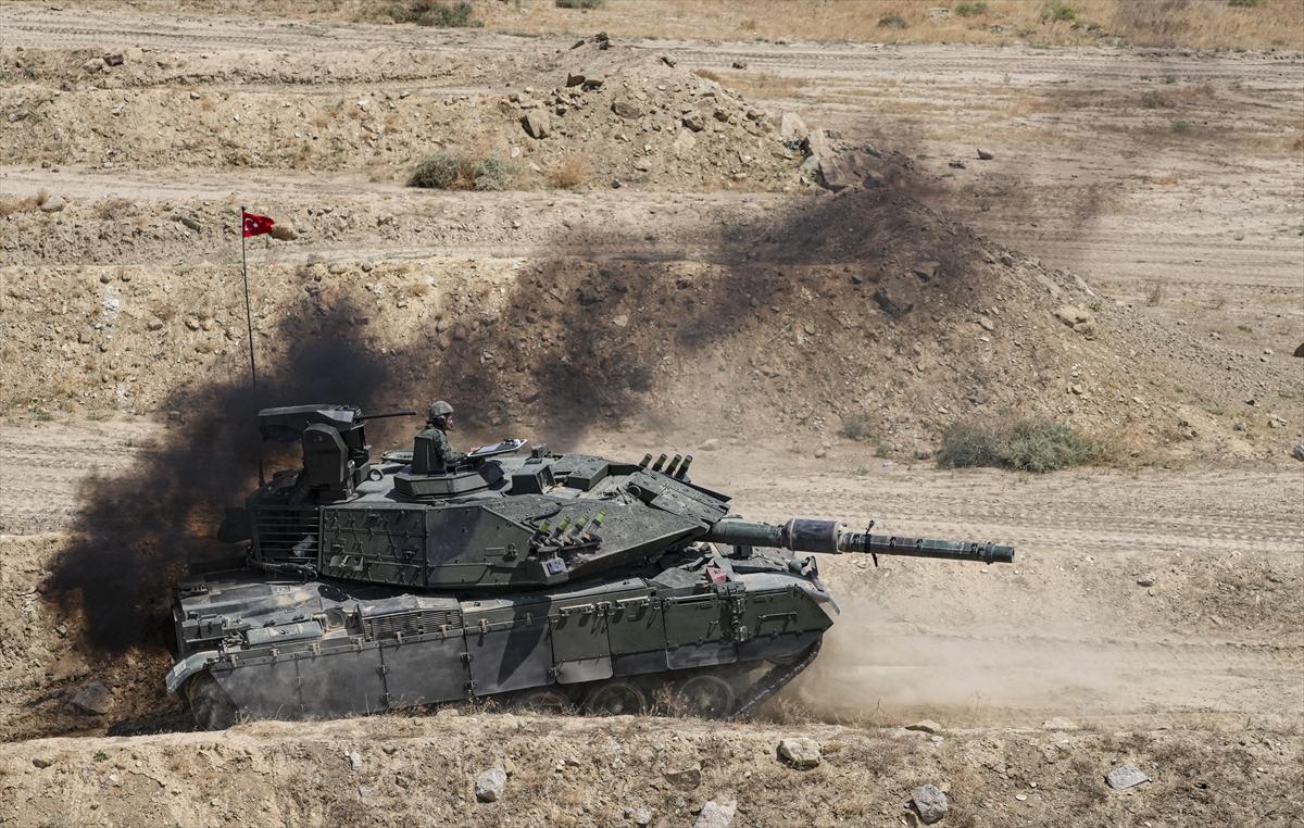 Türk tankçısının eğitiminden nefes kesen kareler