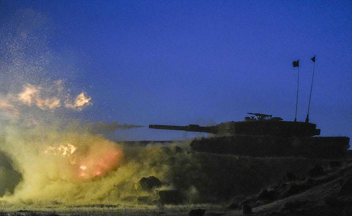 Türk tankçısının eğitiminden nefes kesen kareler