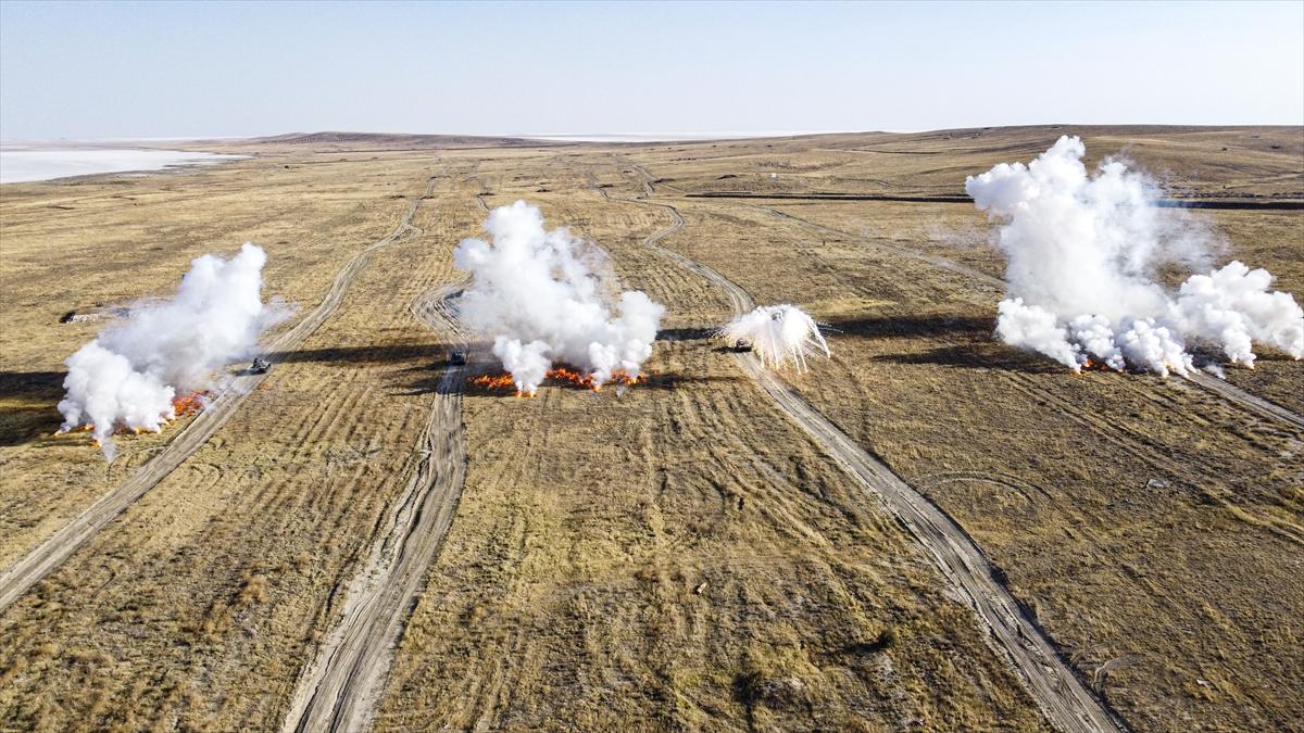 Türk tankçısının eğitiminden nefes kesen kareler