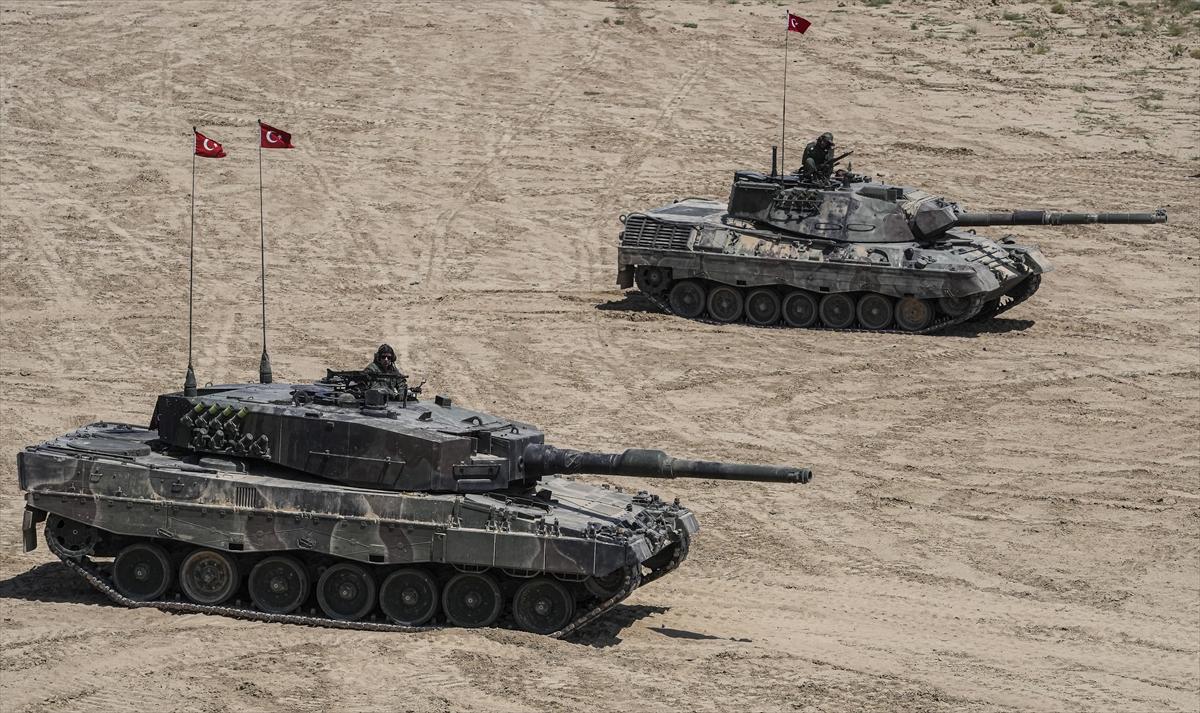 Türk tankçısının eğitiminden nefes kesen kareler