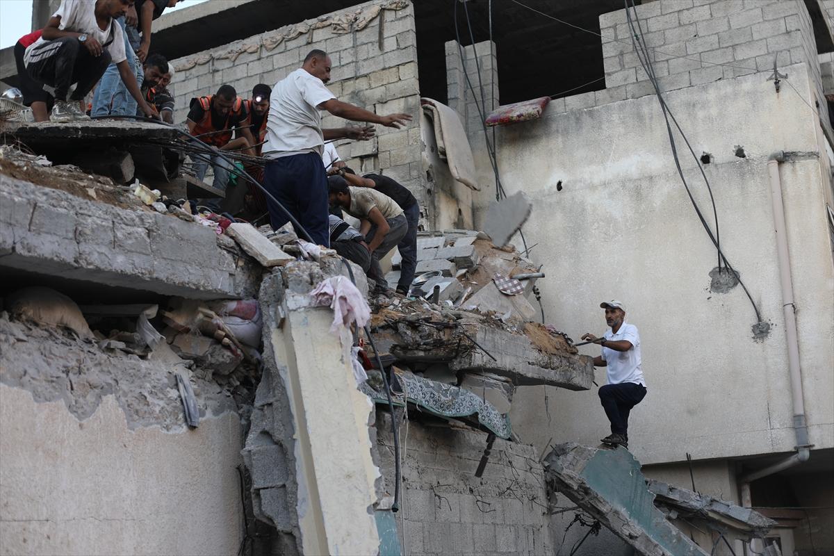 İsrail'in Gazze'ye yönelik saldırıları sürüyor