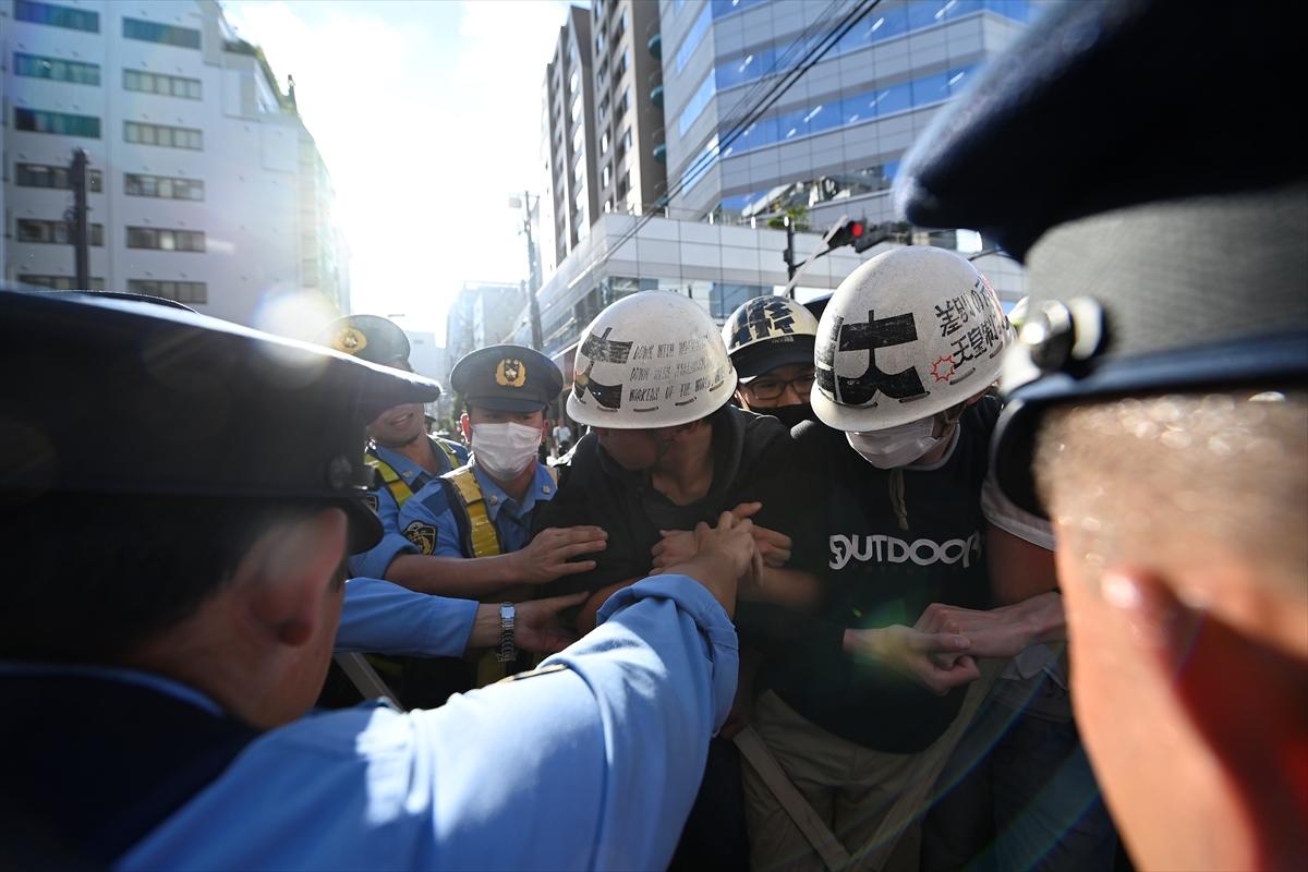 Tokyo'da Filistin yürüyüşü