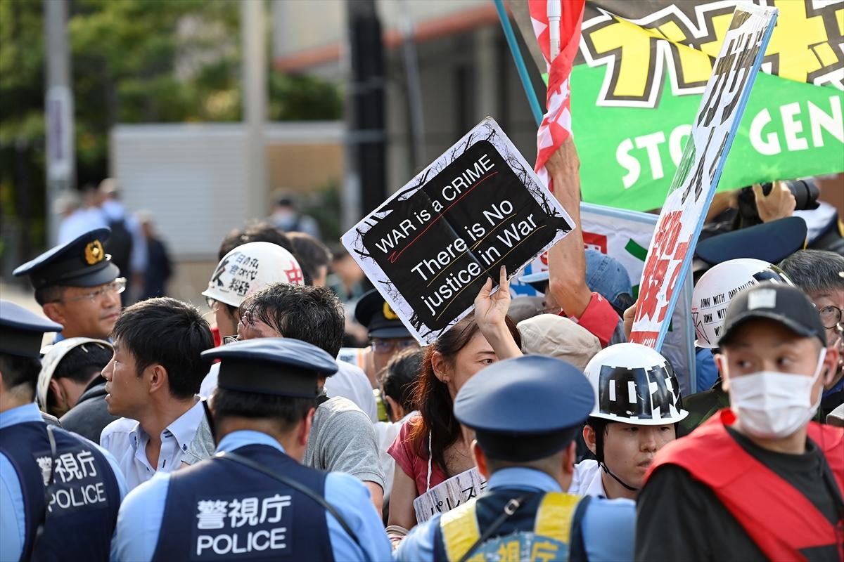 Tokyo'da Filistin yürüyüşü