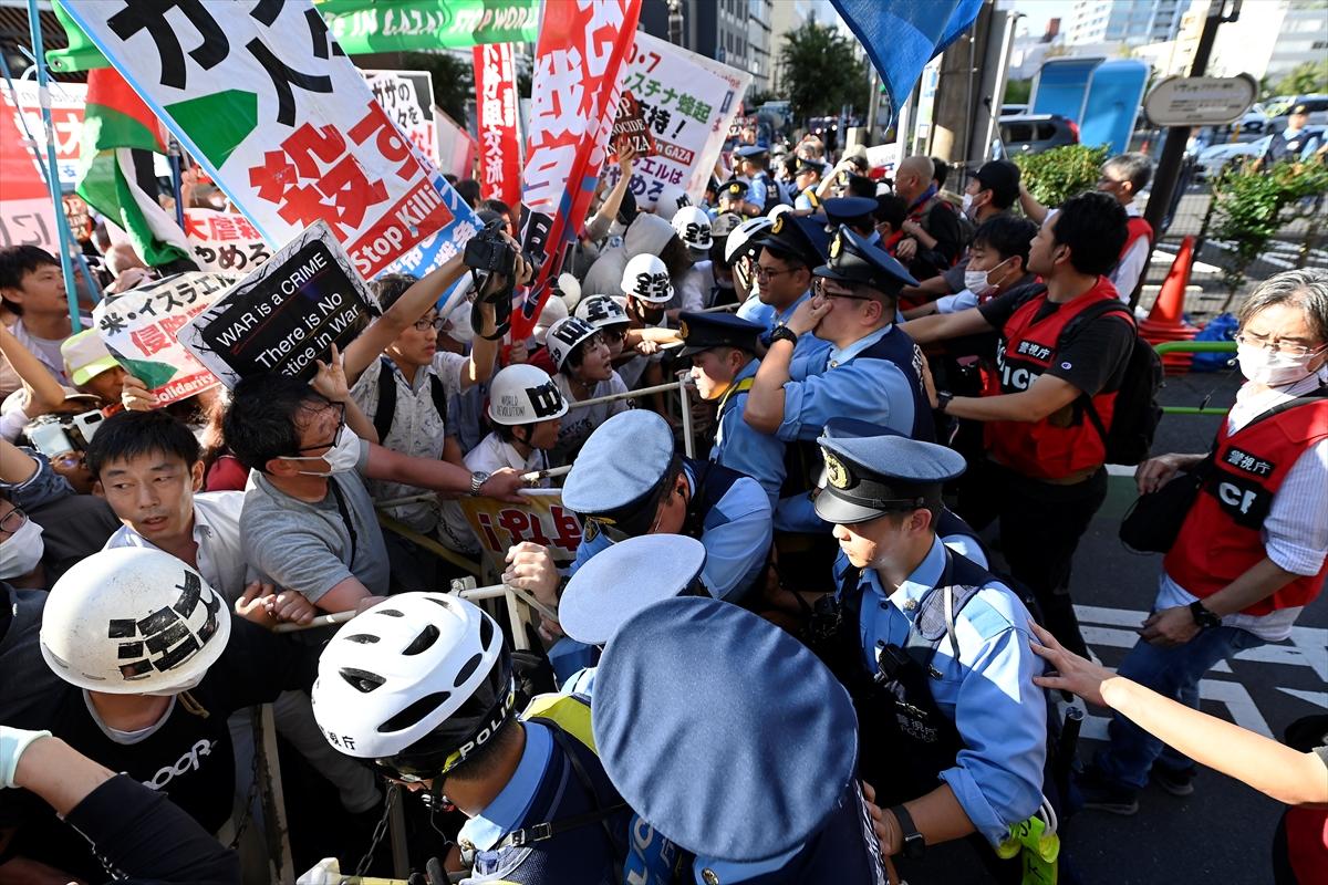 Tokyo'da Filistin yürüyüşü