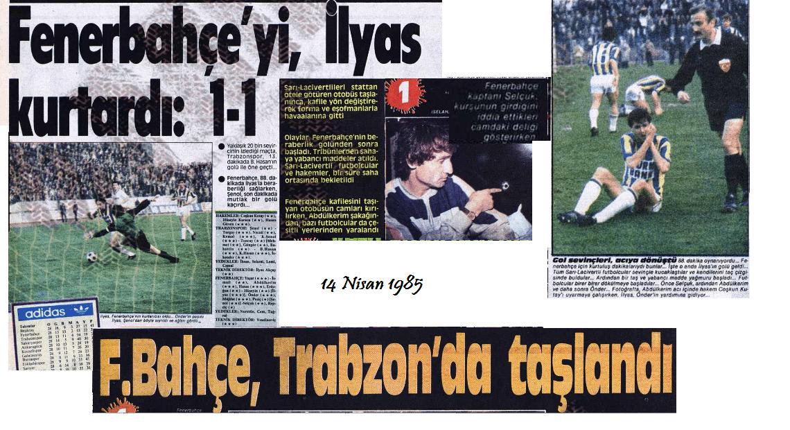 Unutulmaz Trabzonspor-Fenerbahçe maçları