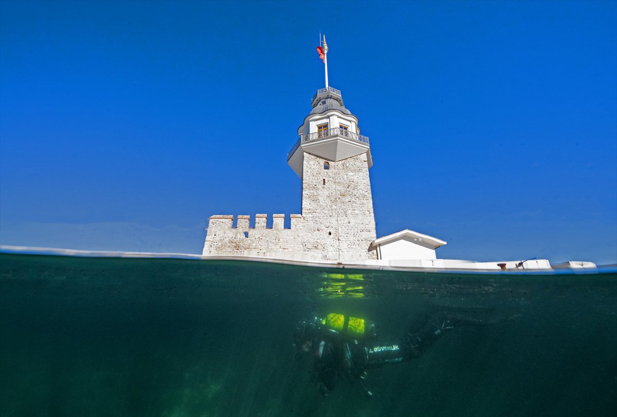İstanbul Boğazı'nın sular altındaki manzarası