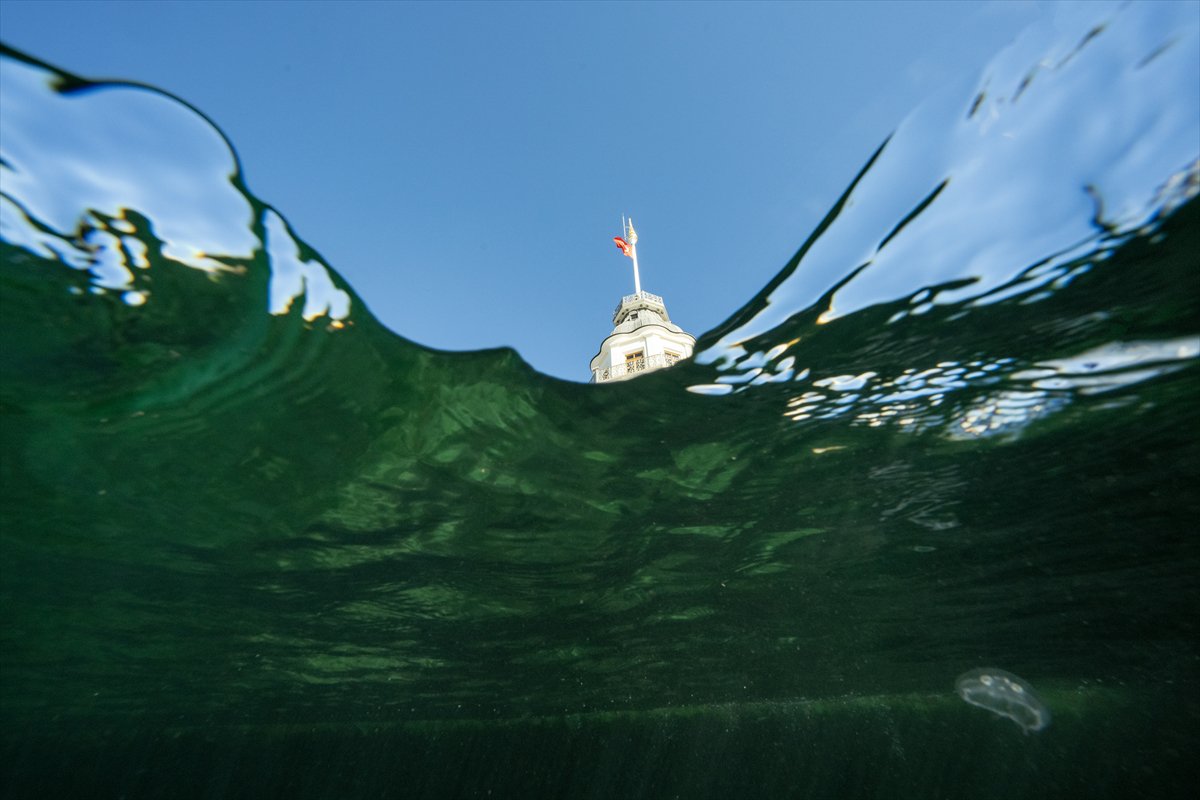 İstanbul Boğazı'nın sular altındaki manzarası