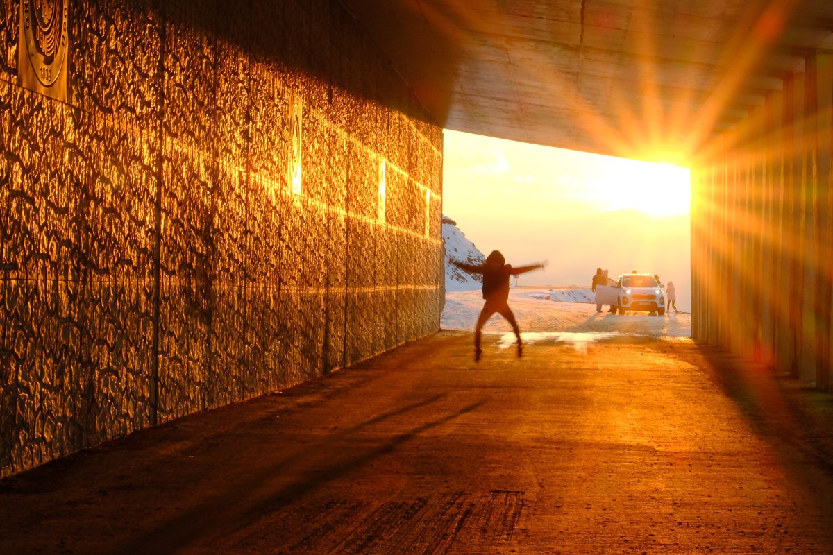 Zigana Dağı'nda gün batımı manzarası