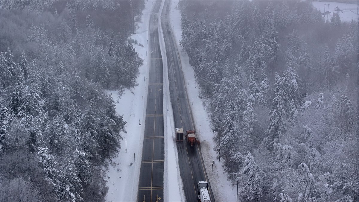 Yurt genelinden kar manzaraları