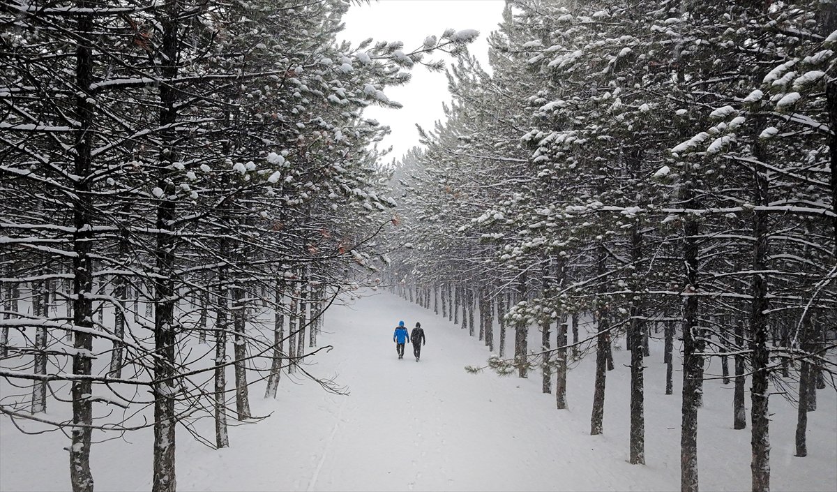 Yurt genelinden kar manzaraları