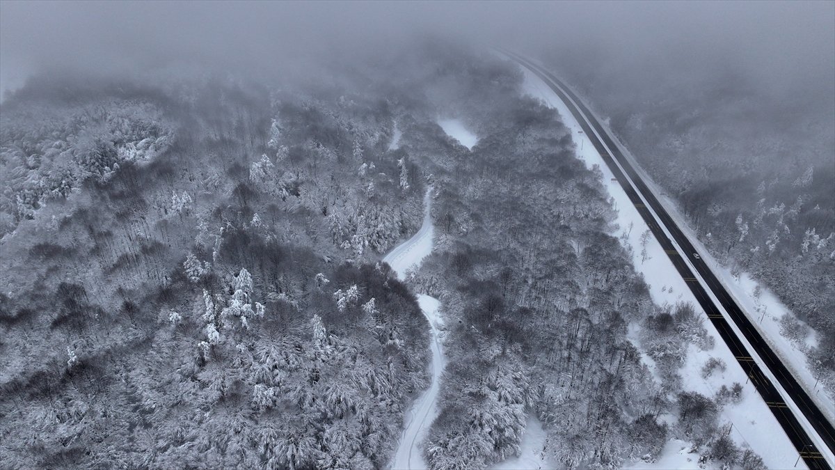 Yurt genelinden kar manzaraları