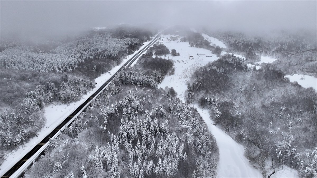 Yurt genelinden kar manzaraları