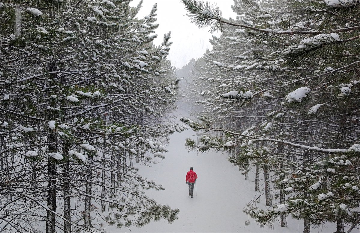 Yurt genelinden kar manzaraları