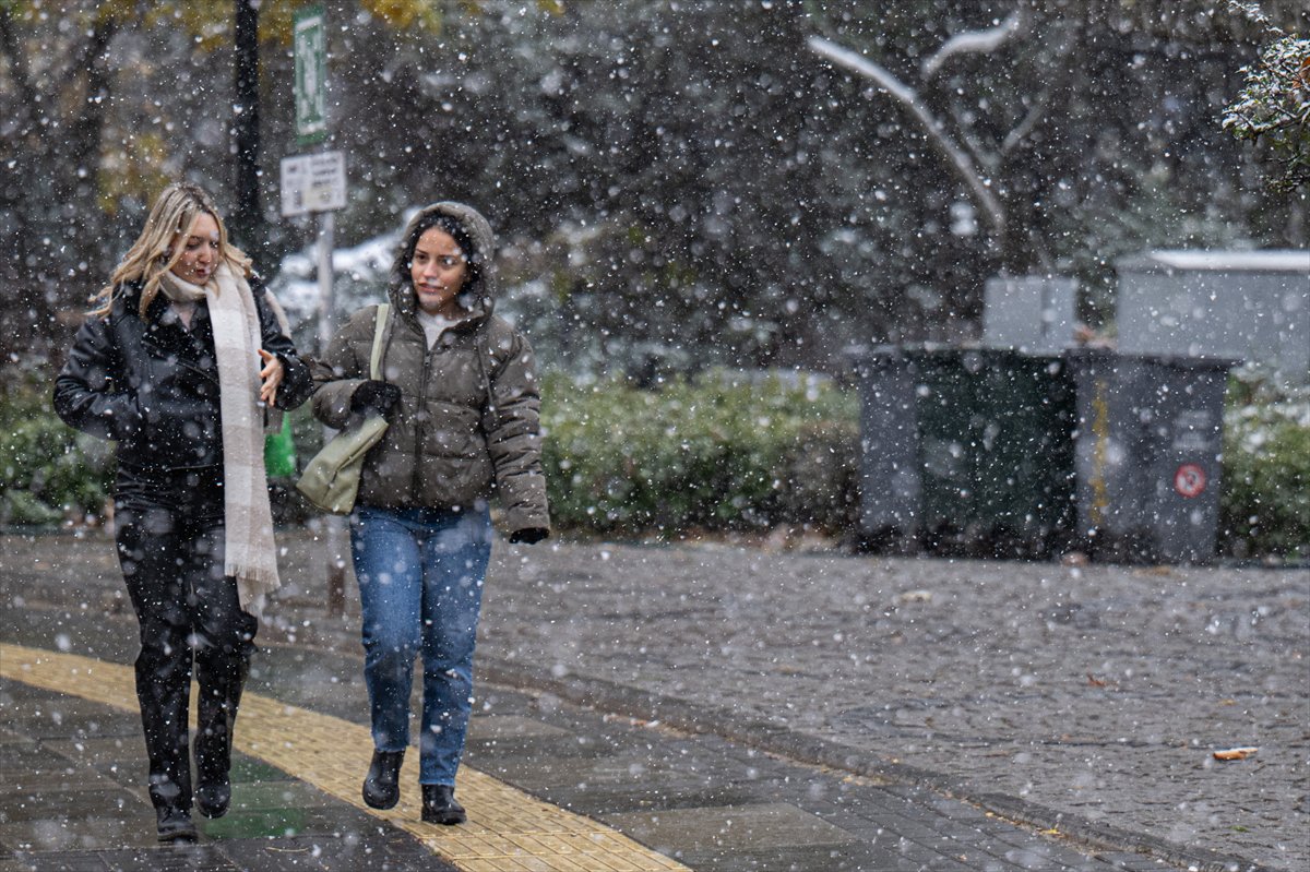 Yurt genelinden kar manzaraları