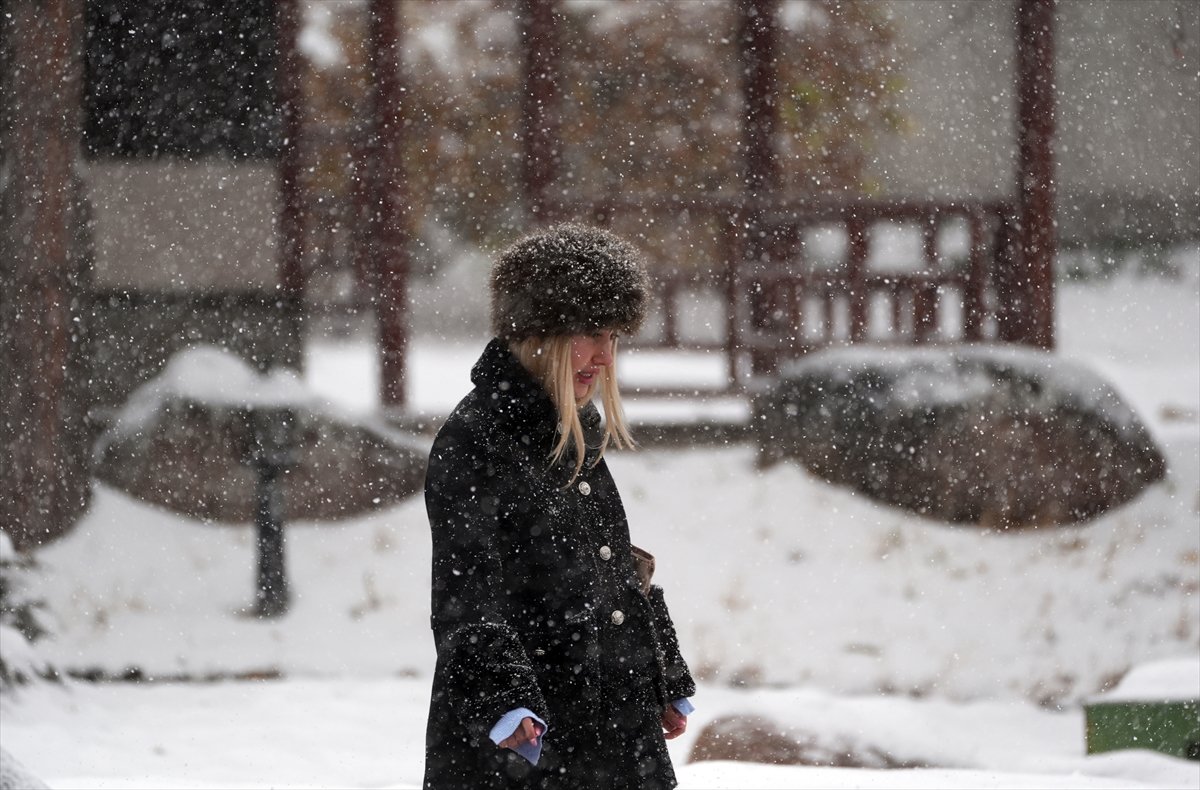 Yurt genelinden kar manzaraları