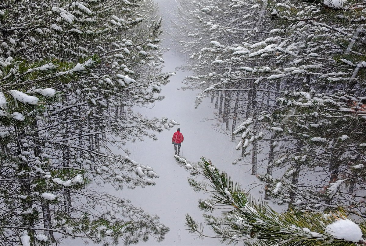 Yurt genelinden kar manzaraları