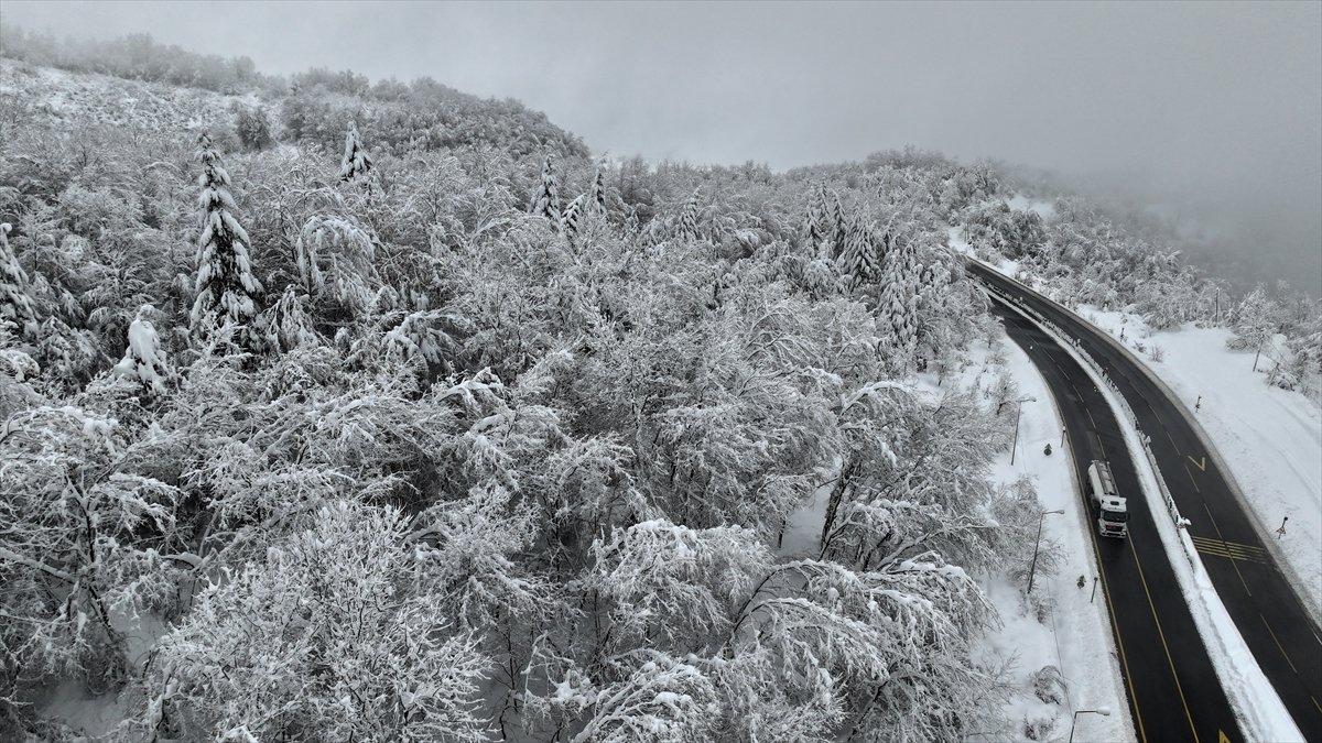 Yurt genelinden kar manzaraları