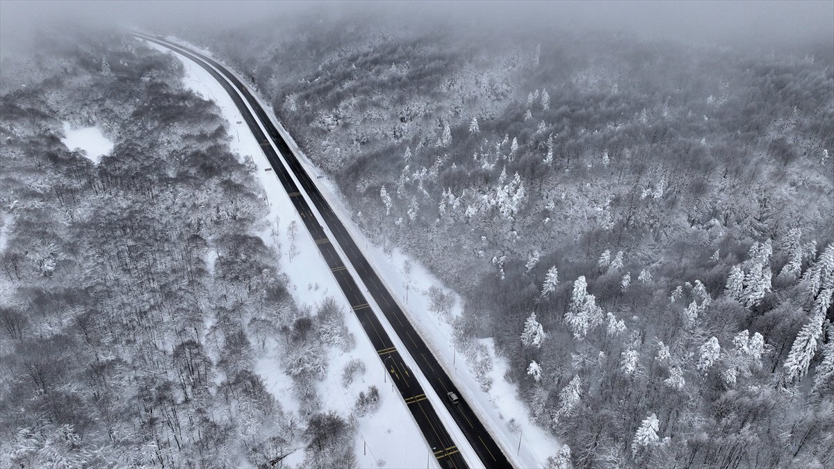 Yurt genelinden kar manzaraları