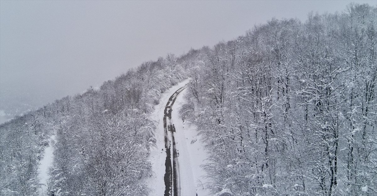 Yurt genelinden kar manzaraları