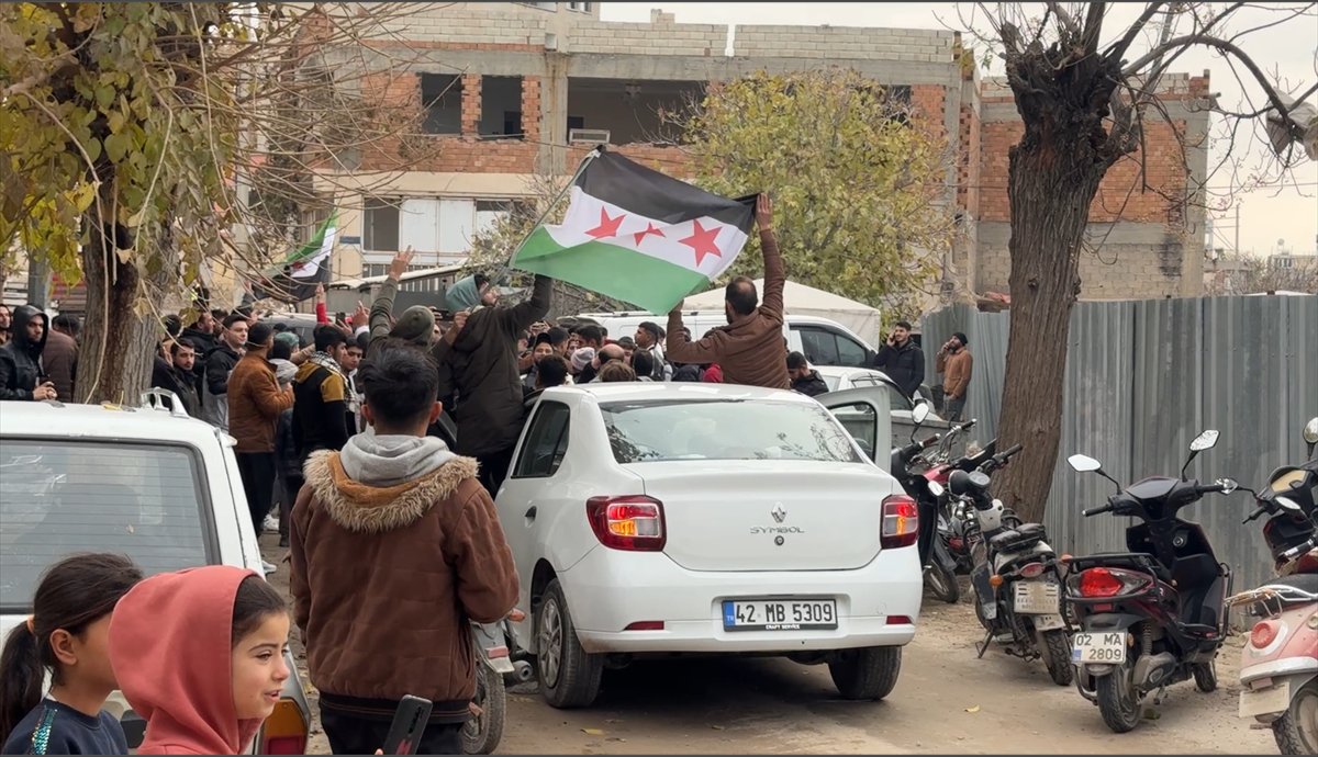 Suriyeliler Türkiye'de kutlama yapıyor