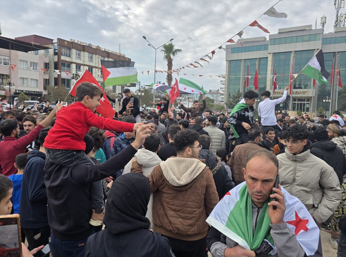 Suriyeliler Türkiye'de kutlama yapıyor