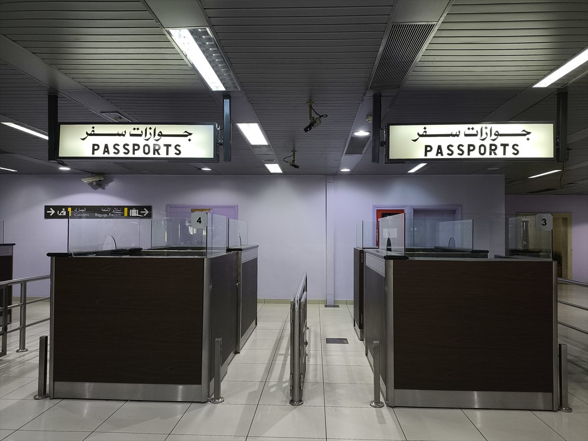 Şam Uluslararası Havalimanı'nda bulunan uçaklar tamir ediliyor