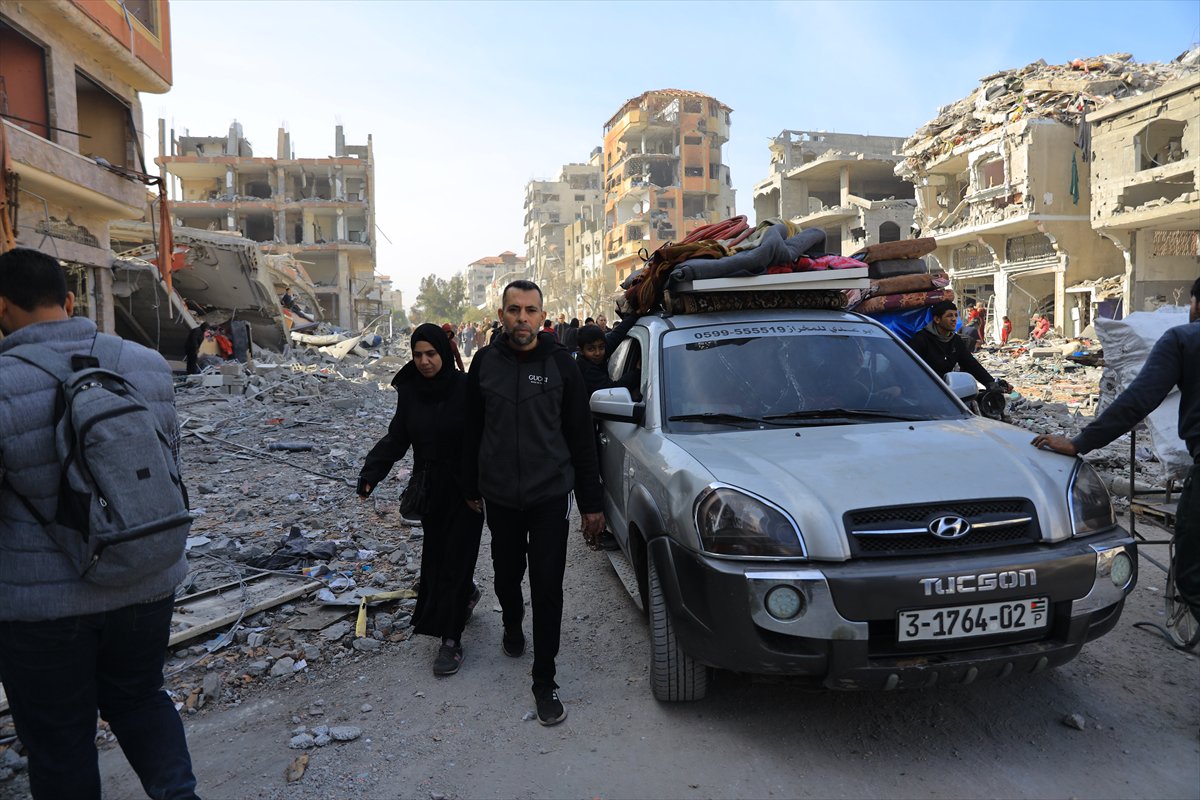 Filistinliler evlerine dönmeye başladı