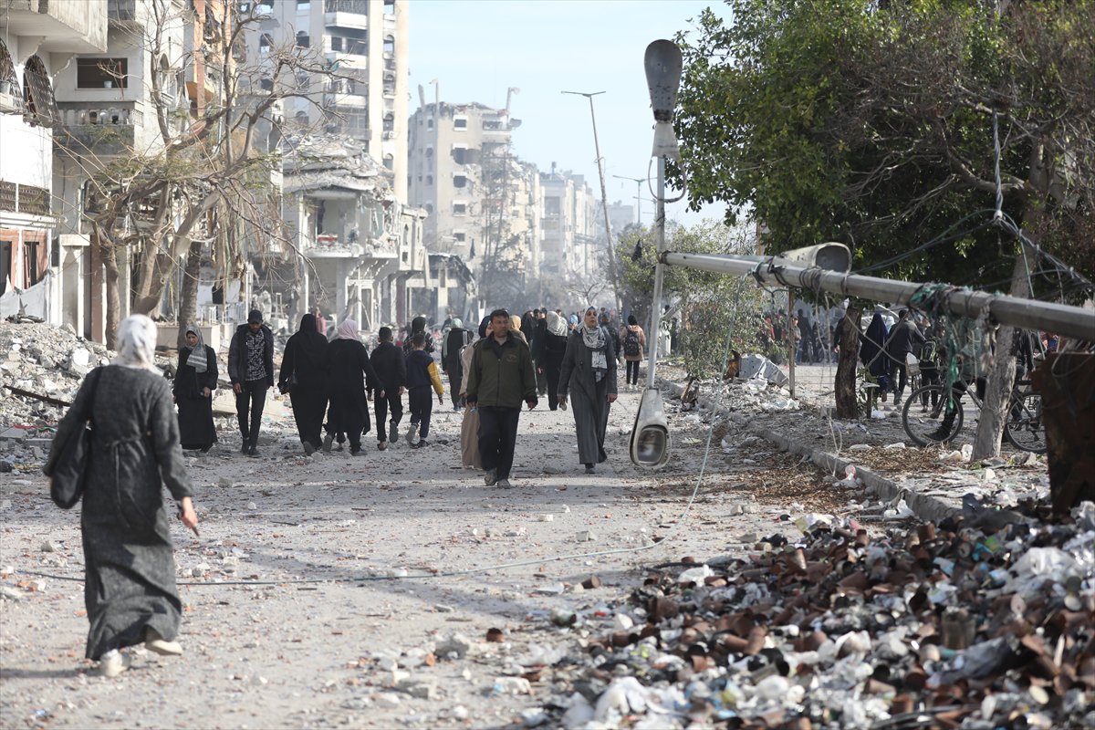 Filistinliler evlerine dönmeye başladı