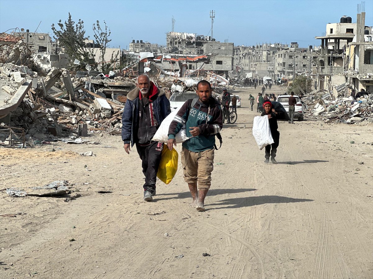 Filistinliler evlerine dönmeye başladı