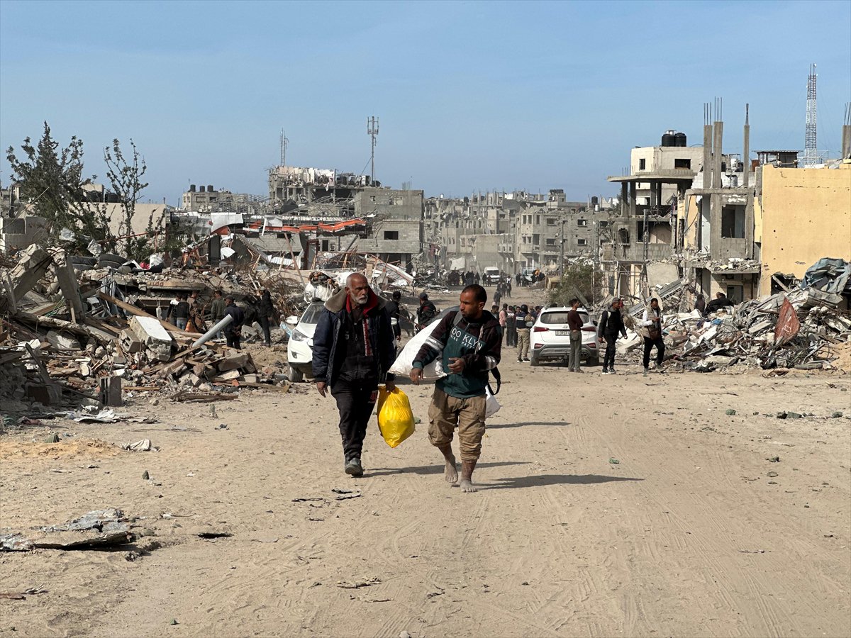 Filistinliler evlerine dönmeye başladı