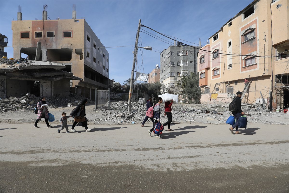 Filistinliler evlerine dönmeye başladı