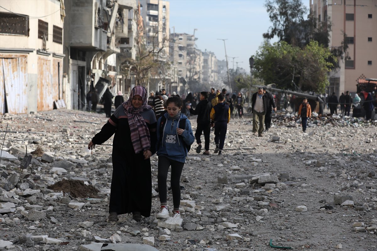 Filistinliler evlerine dönmeye başladı