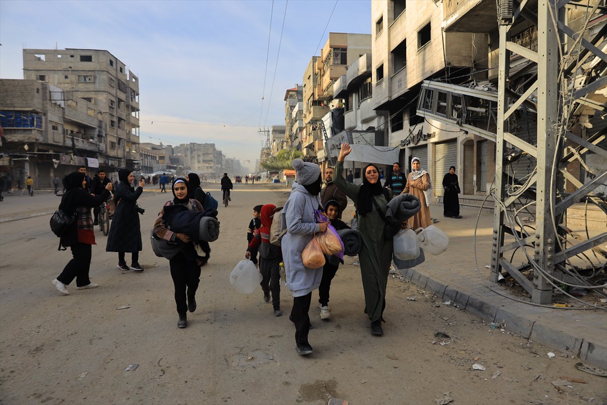 Filistinliler evlerine dönmeye başladı