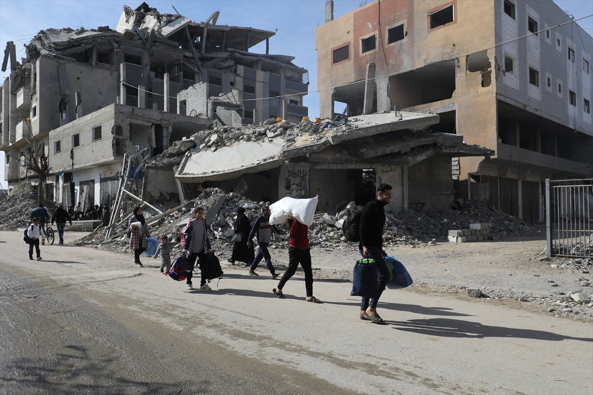 Filistinliler evlerine dönmeye başladı