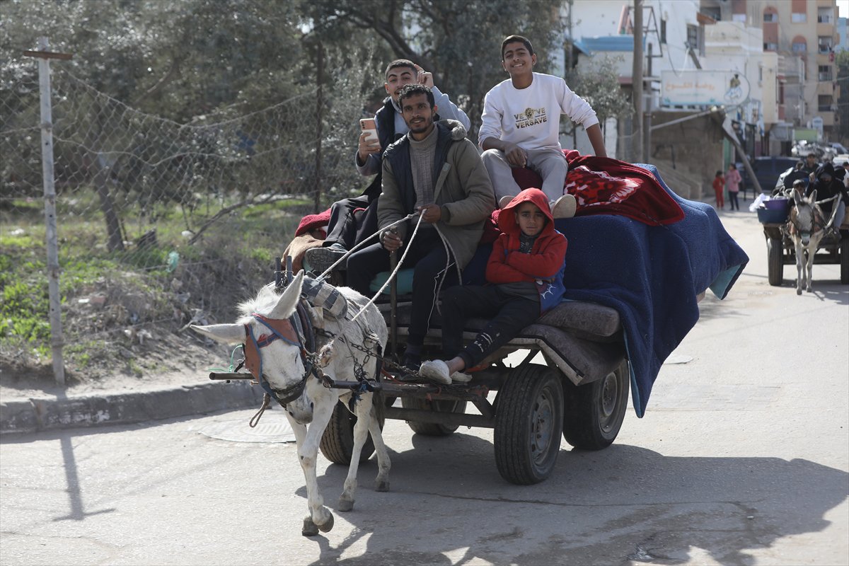 Filistinliler evlerine dönmeye başladı