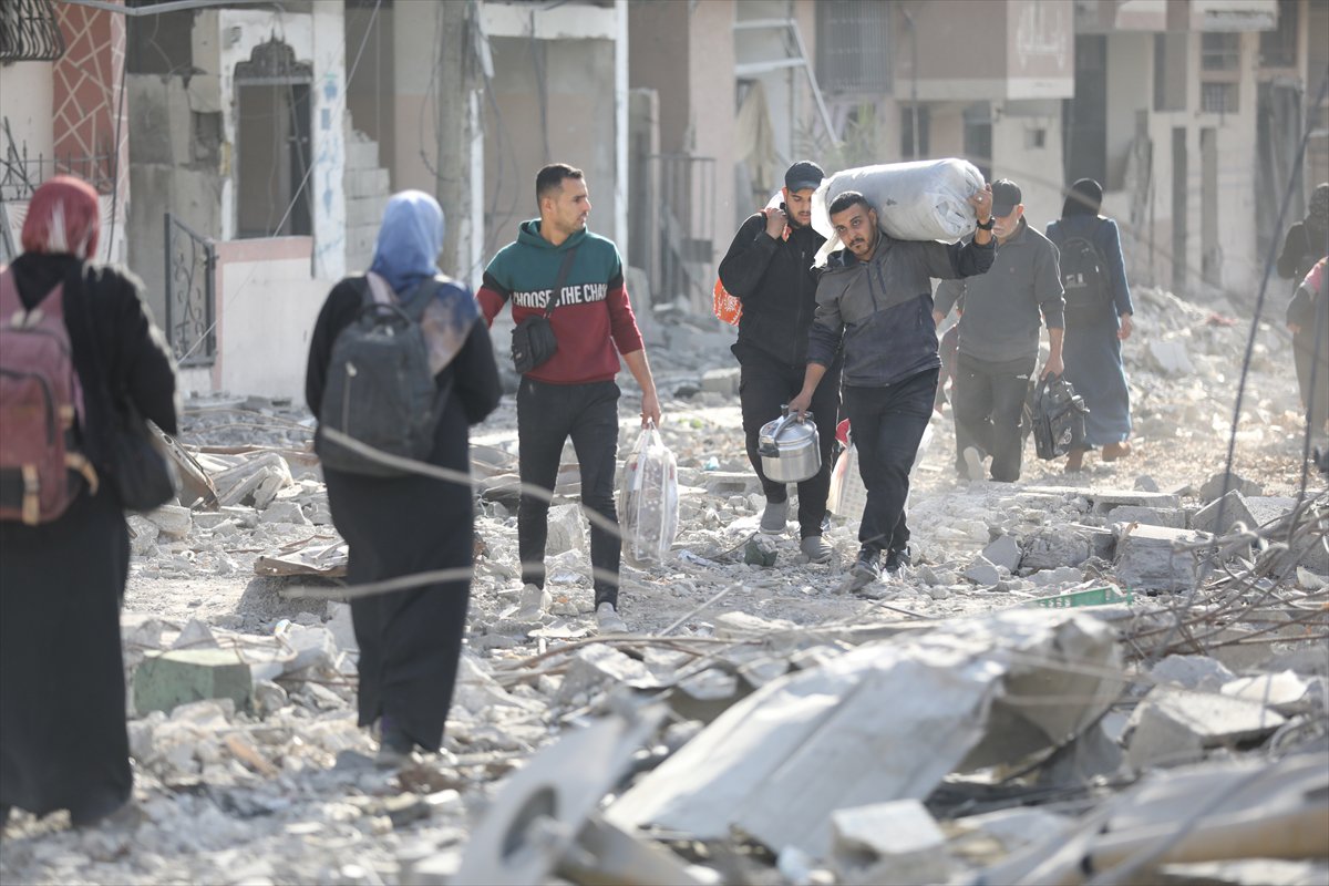 Filistinliler evlerine dönmeye başladı