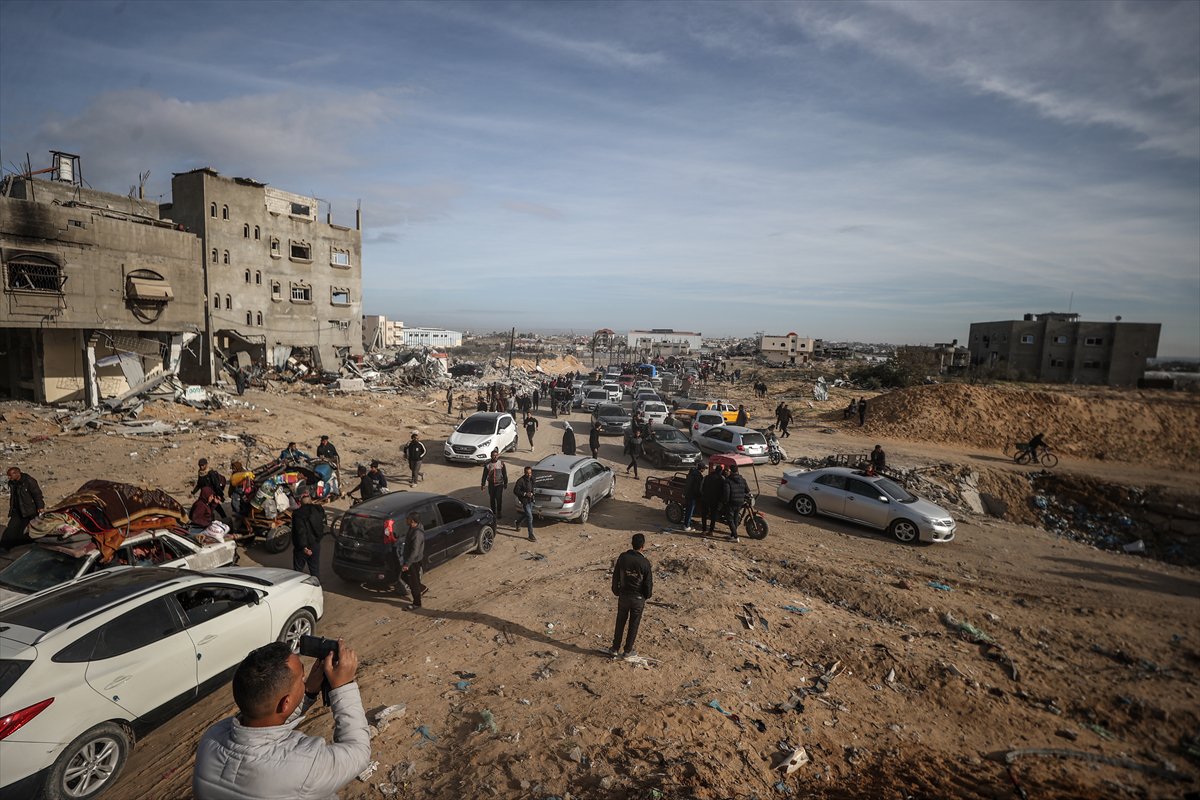 Filistinliler evlerine dönmeye başladı