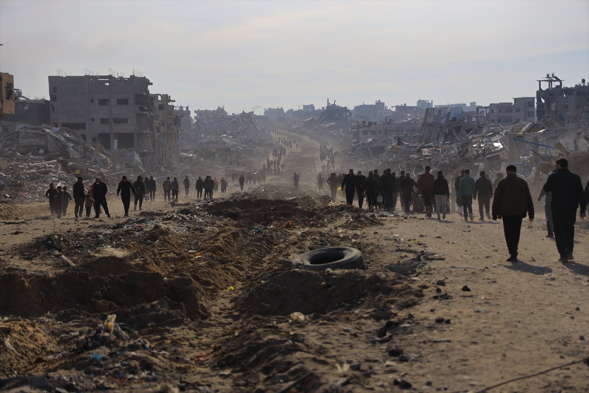 Filistinliler evlerine dönmeye başladı