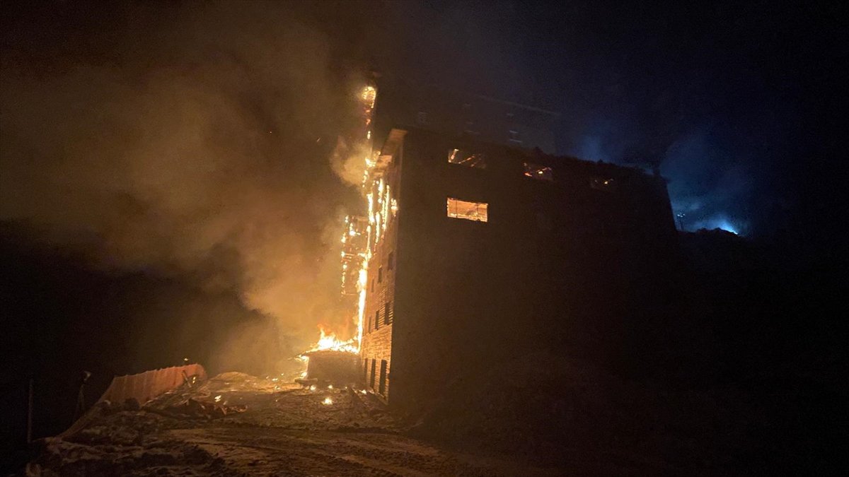 Kartalkaya'da yangın faciası