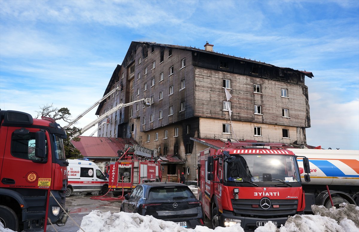 Kartalkaya'da yangın faciası