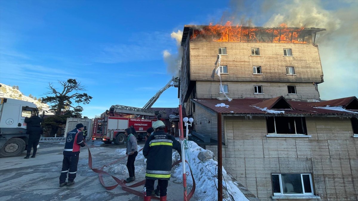Kartalkaya'da yangın faciası