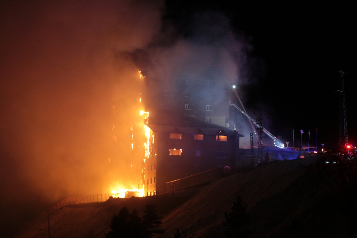 Kartalkaya'da yangın faciası