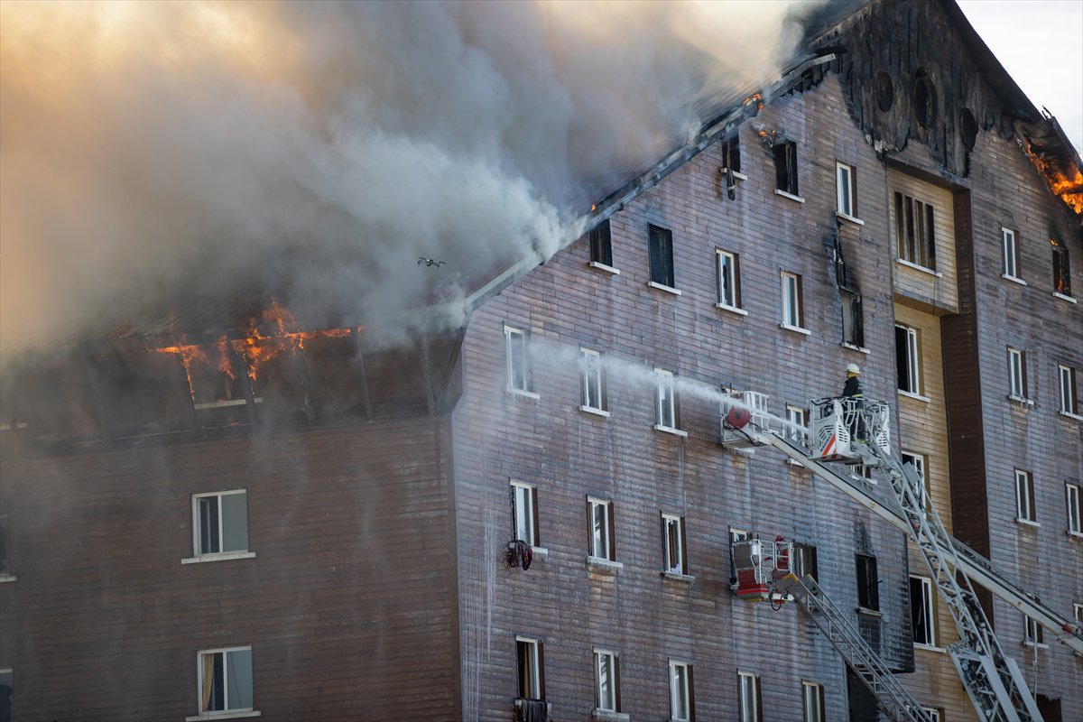 Kartalkaya'da yangın faciası