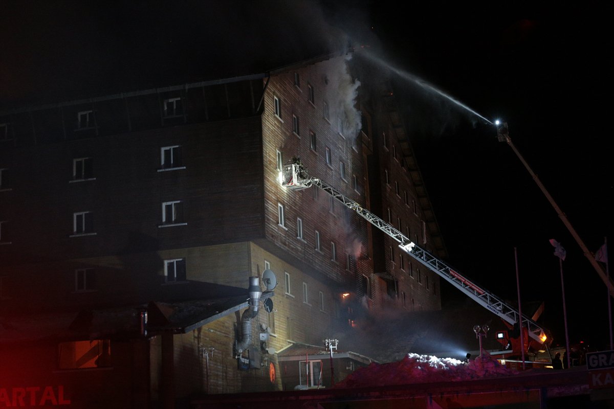 Kartalkaya'da yangın faciası