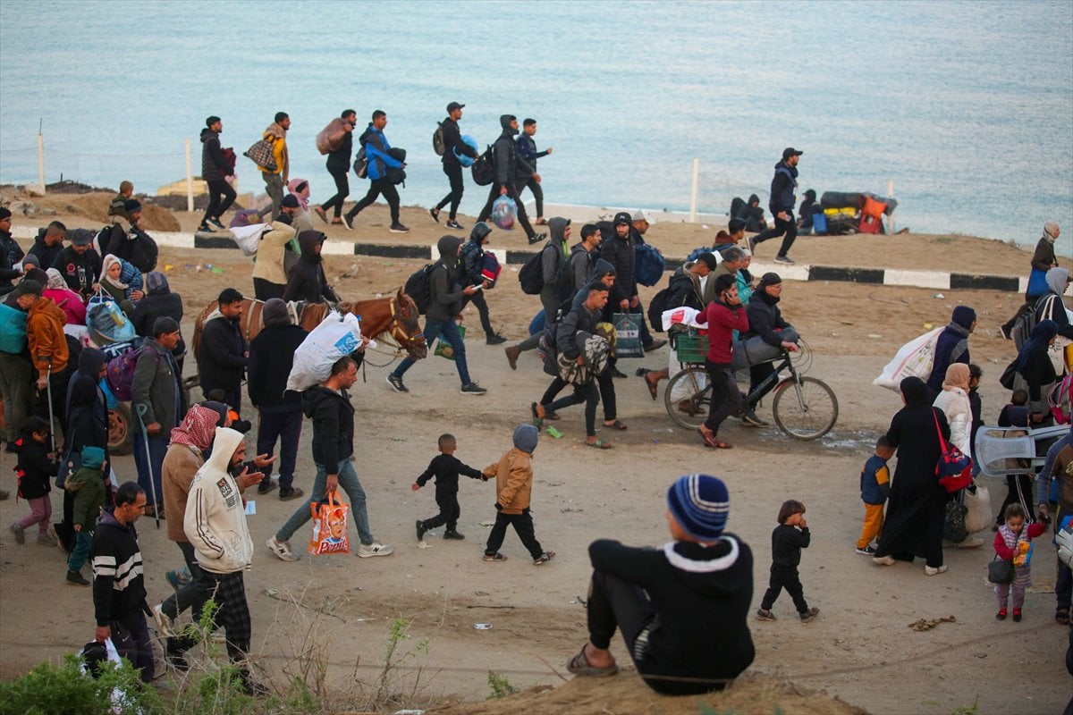 Gazzeliler, kuzeydeki topraklarına dönmeye başladı